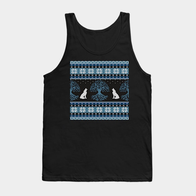 Yule Wolf Tank Top by ShoppeMorbid